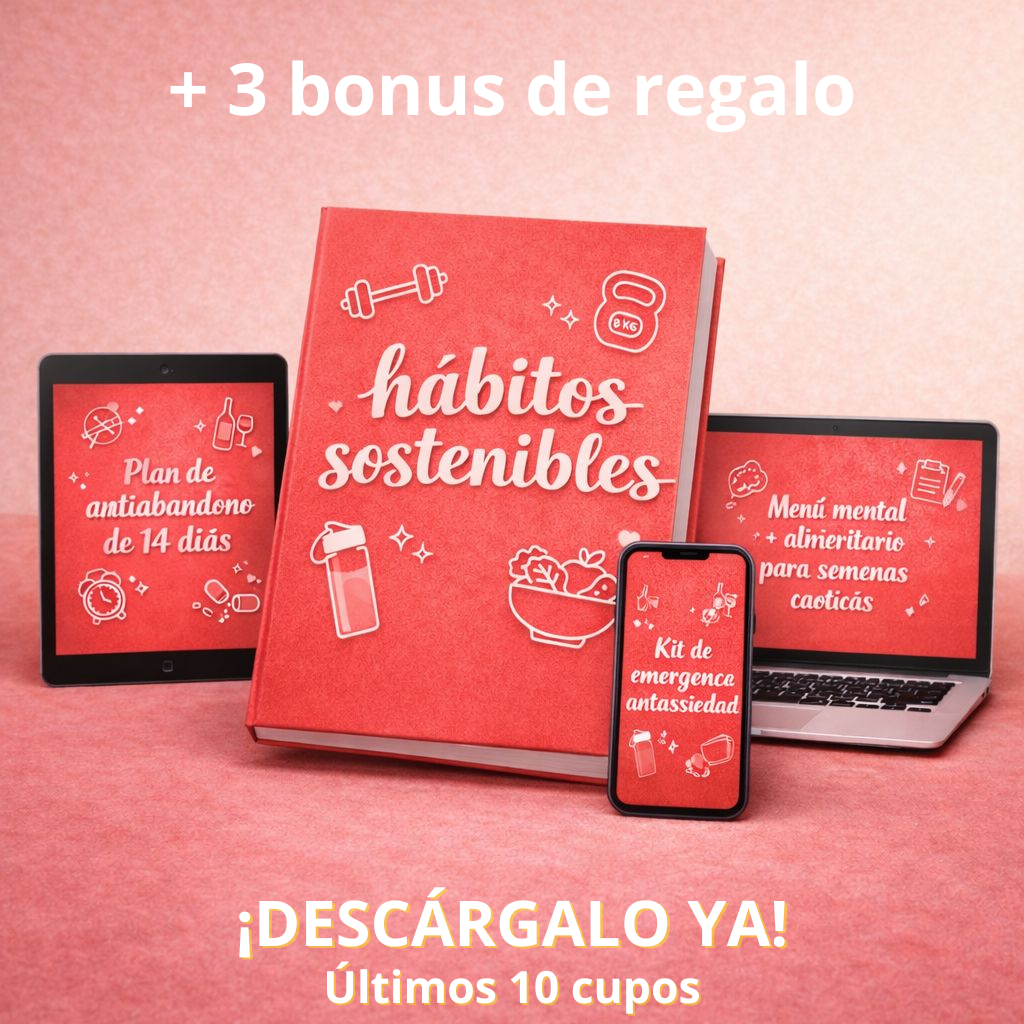 Hábitos que Sí Se Sostienen: Organizá tu alimentación y entrenamiento en solo 15 minutos por día